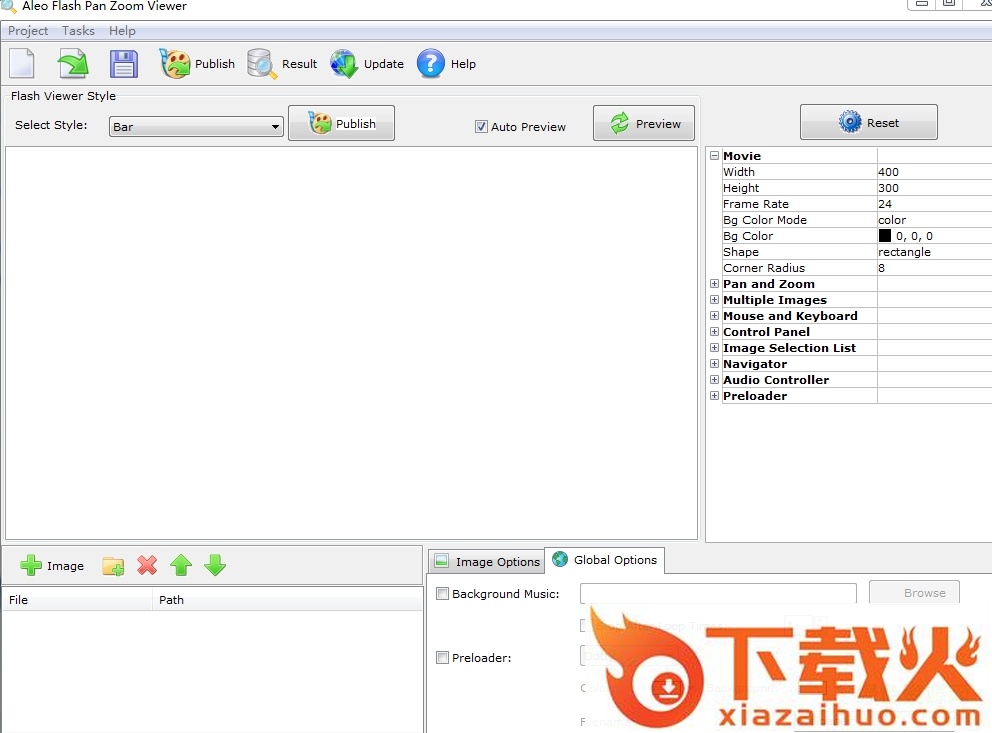 aleo flash pan zoom viewer客户端