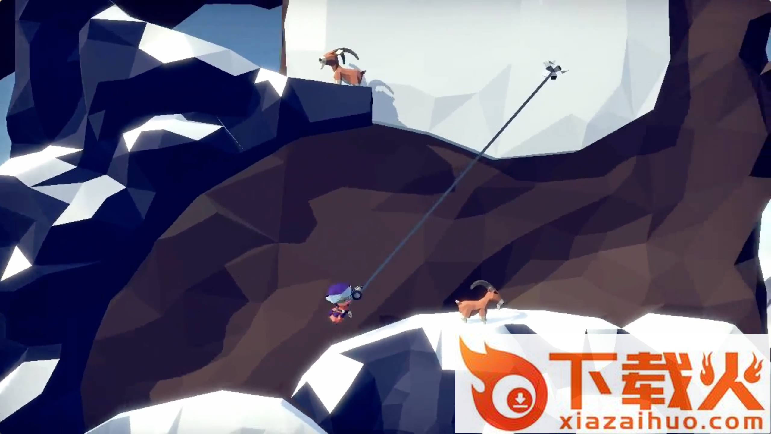 Hang Line(勇攀高峰雪山游戏)截图2