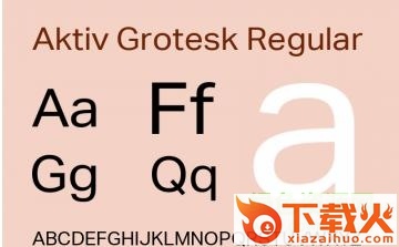 aktiv grotesk字体