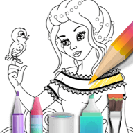 公主填色本Princess Coloring v3.3.1 安卓版 公主填色本Princess Coloring v3.3.1 安卓版