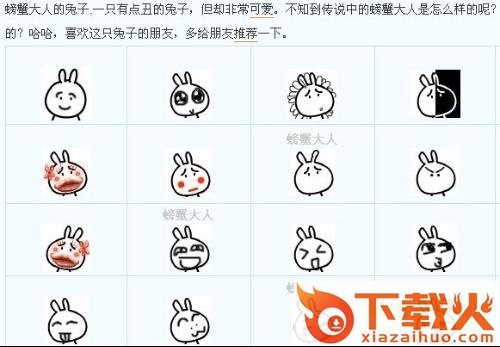 螃蟹大人的兔子表情包