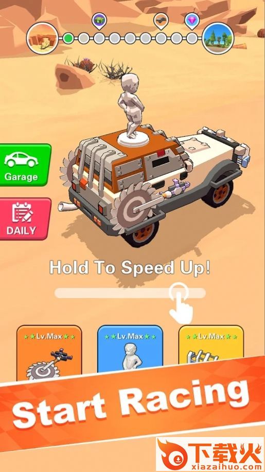 汽车冲刺比赛(Car Rush: Fighting & Racing)截图2