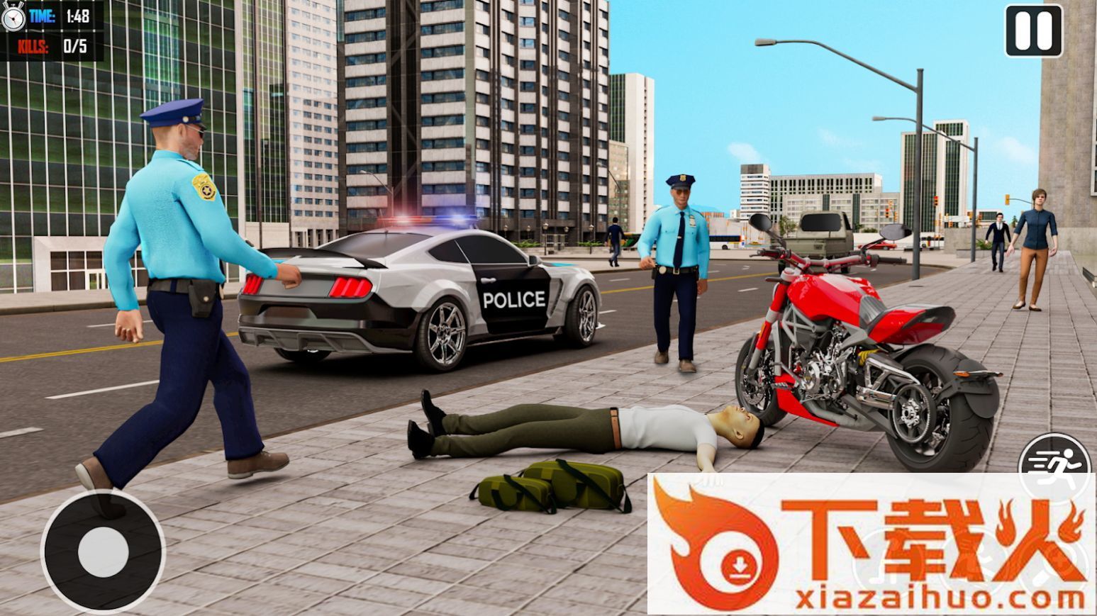 警车特技司机(Police Car Stunt Simulation 3D)截图2