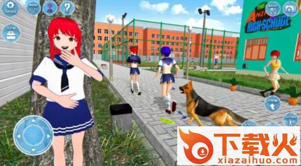 动漫高中女生3D模拟(Anim School Girl Simulator)截图1