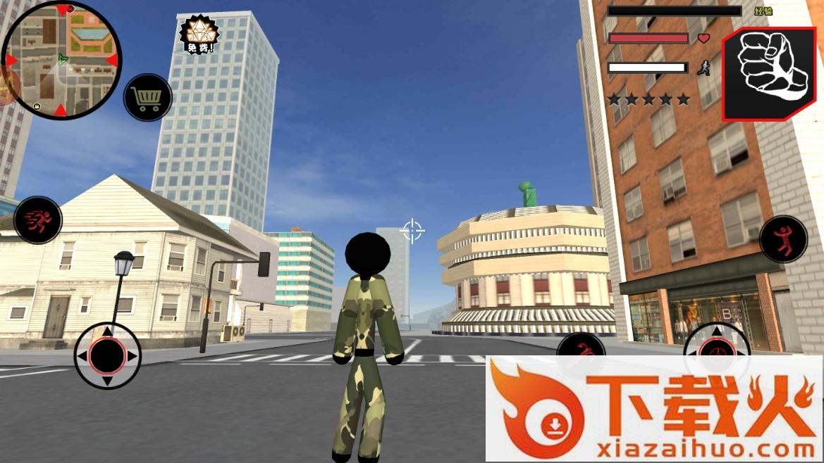 火柴绳索勇者越野战截图2