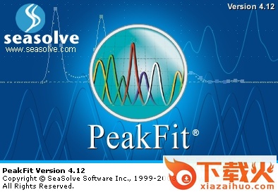 peakfit v4.12(谱峰拟合软件) 截图1