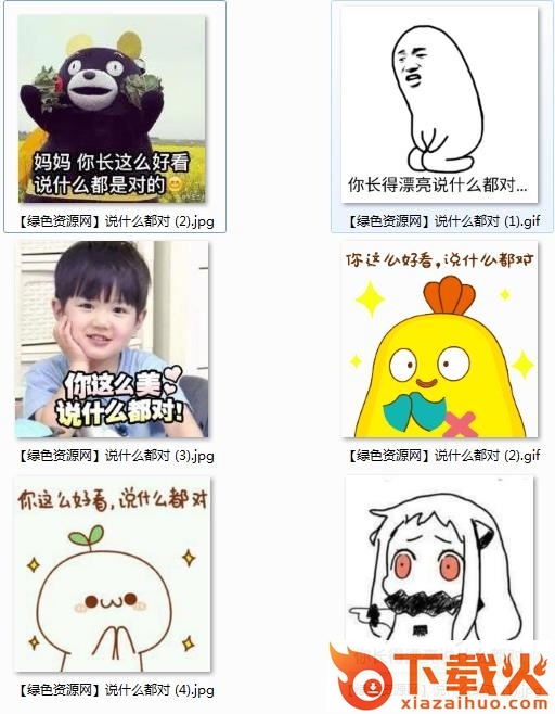 你美说什么都对表情包