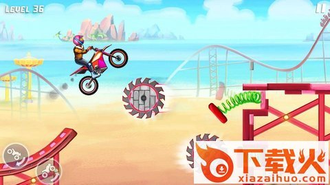 摩托车比赛激烈特技(Bike Race: Bike Stunt Games)截图1