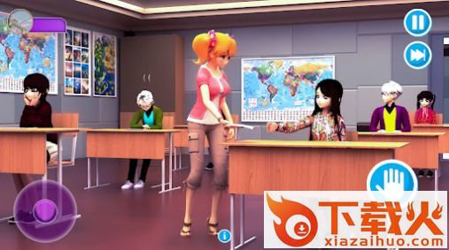 AnimeHighSchoolGirlTeacherSimulator3dGames截图1