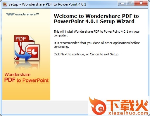 Wondershare PDF to PowerPoint(pdf转ppt软件) v4.0.2 中文免费版 截图1