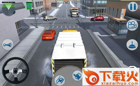 城市垃圾车模拟器(Road Garbage Dump Truck Driver)截图1