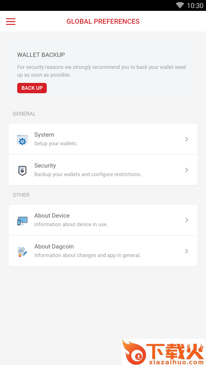 DagWallet app截图2