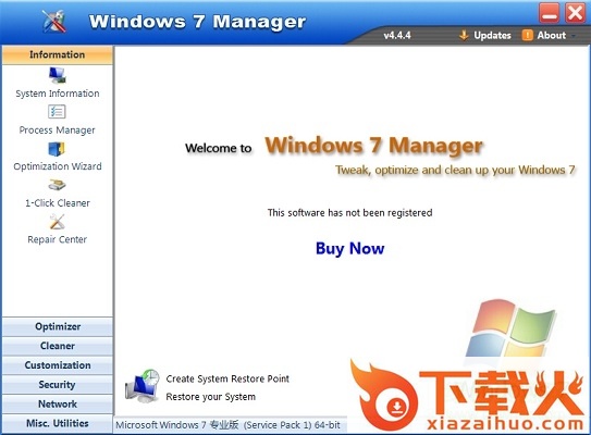windows 7 manager 64位