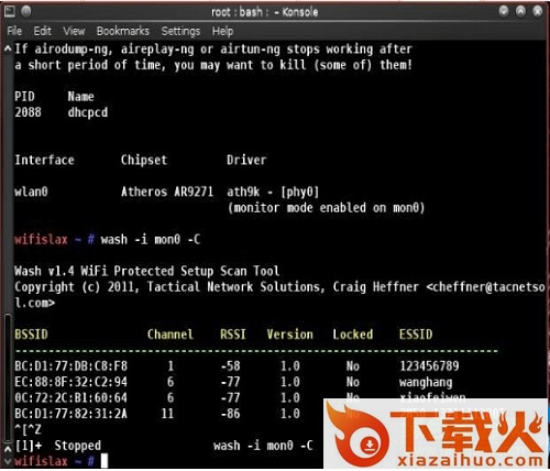 wifislax无线工具 v4.12 官方汉化版 截图1