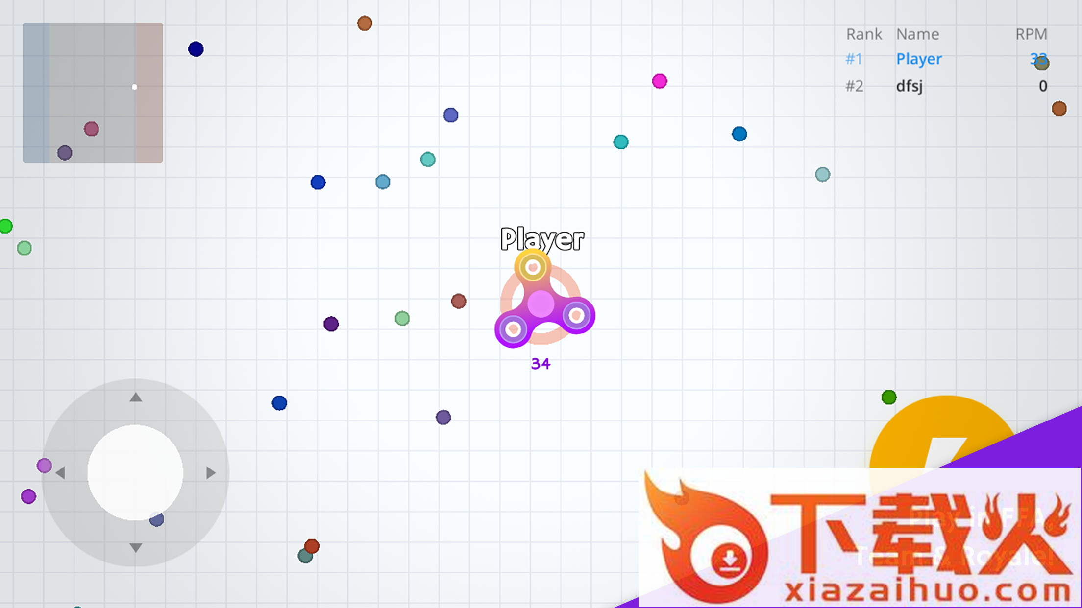 Spinz.io(指尖陀螺io游戏下载)截图2