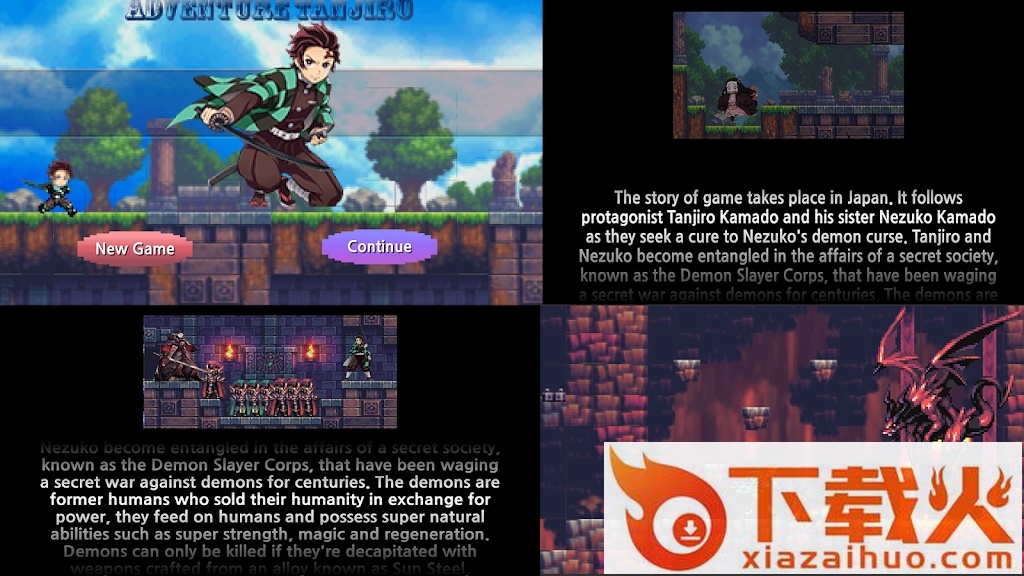 炭治郎像素冒险(Tanjiro Adventure)截图2