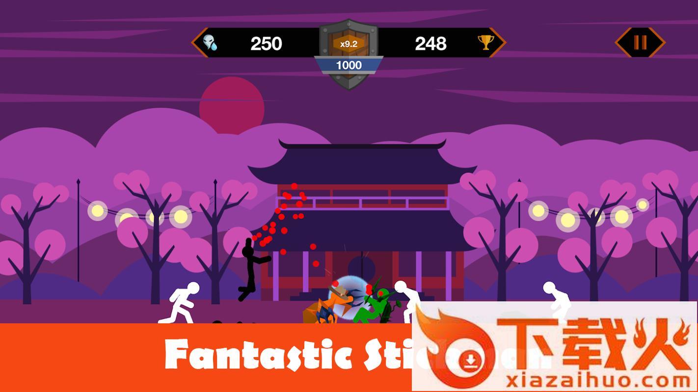 Street Stickman Fighter(火柴人战斗战士巷战)截图1