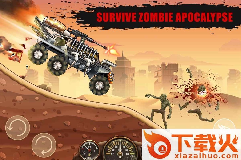 山地僵尸赛车Hill Zombie Racing截图2