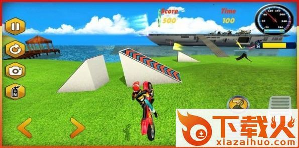 越野摩托车岛屿跳跃(Motocross Island Jumping)截图1