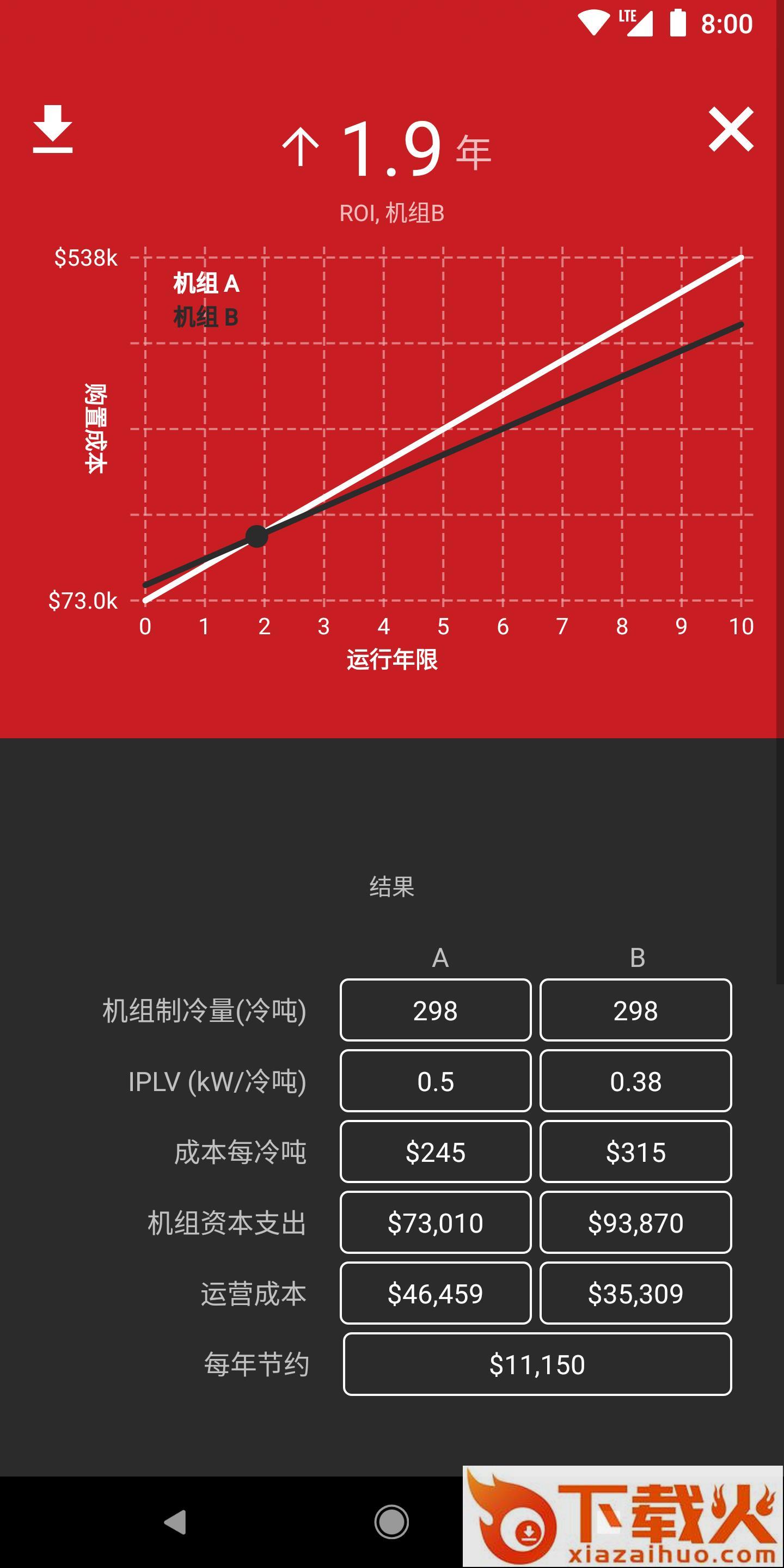 ChillerROI建筑行业办公软件截图2