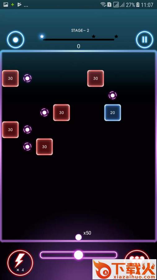 Bricks Breaker Swipe(Brick Breaker Swipe游戏)截图1