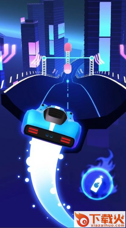 霓虹赛车手节奏赛道(Neon Racer)截图2