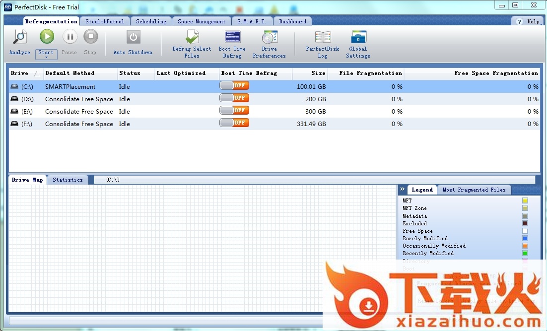 PerfectDisk Pro(磁盘碎片整理专家) 汉化中文版 截图1