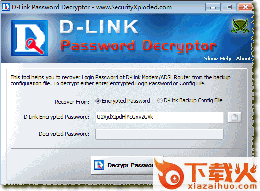 D-Link路由器密码恢复工具
