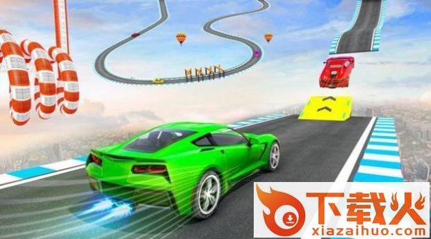 极限空中超跑特技(Stock Car Stunt Car Games)截图2