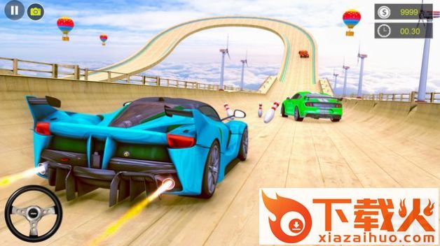 危险天空超跑特技(Stock Car Stunt Car Games)截图1
