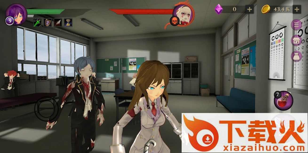 女子高中僵尸模拟器 v2.08 安卓版截图2