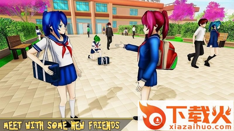 漫画校园女生模拟器(Anime High School Life)截图1
