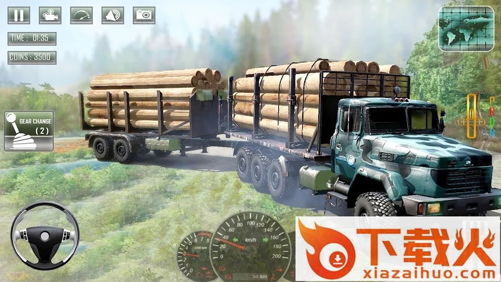 俄罗斯军用卡车驾驶(Army Russian Truck Driving)截图1