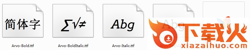 Arvo字体