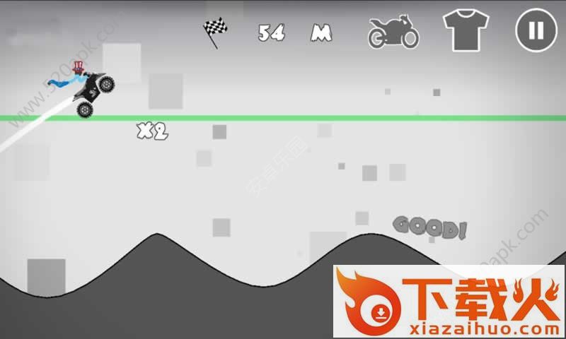 Stickman Racer Jump(火柴人沙丘摩托)截图2