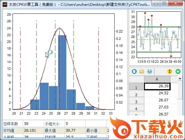 太友cpk计算工具 v1.3.0.0 免费版 截图1