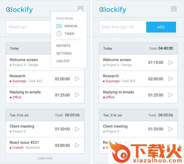 Clockify时间追踪软件 v1.8.57 官方最新版 截图1