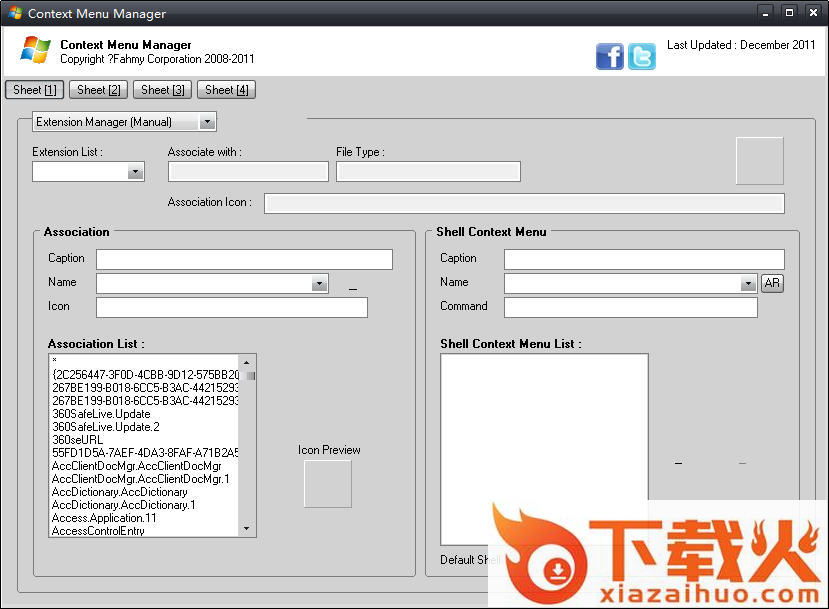 Context Menu Manager