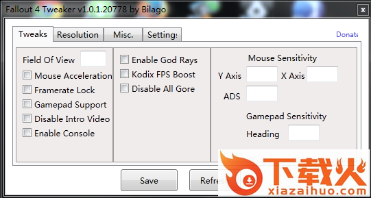 辐射4FOV视角修改器 v1.0.1.20778 绿色版 截图1