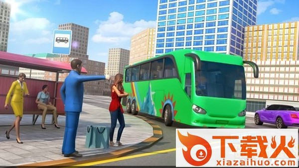 City Coach Bus Classic Passenger(城市客车模拟器3D)截图2