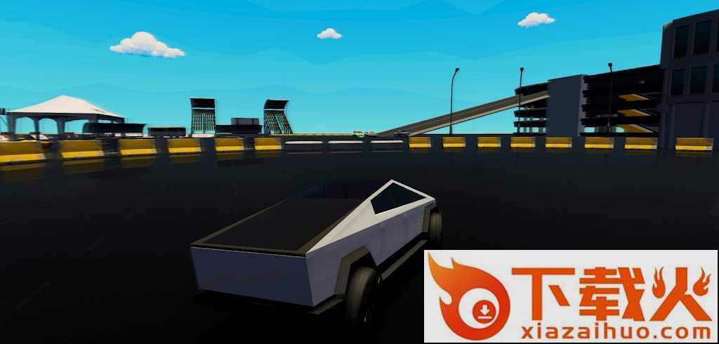 赛博漂移模拟器(Tesla Cybertruck Drift Simulator 3D)截图1