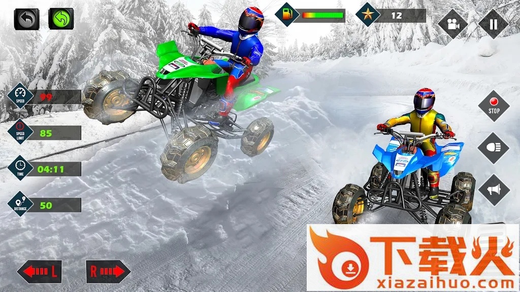 雪地摩托模拟器(Snowmobile Simulator Adventure)截图2