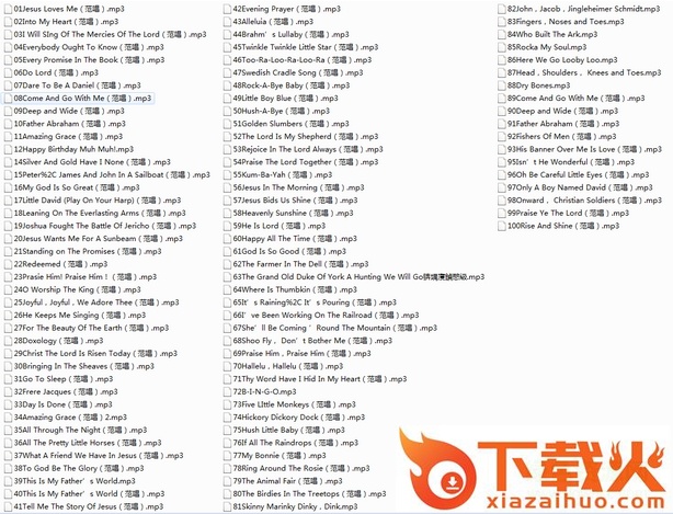英语儿歌大全100首mp3