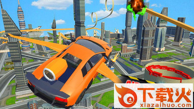 Futuristic Flying Car Ultimate(未来的飞行汽车)截图1