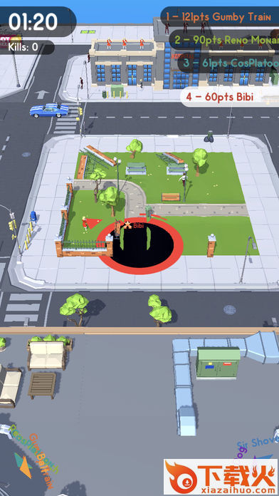 黑洞吞噬城市Hole.io安卓版截图2