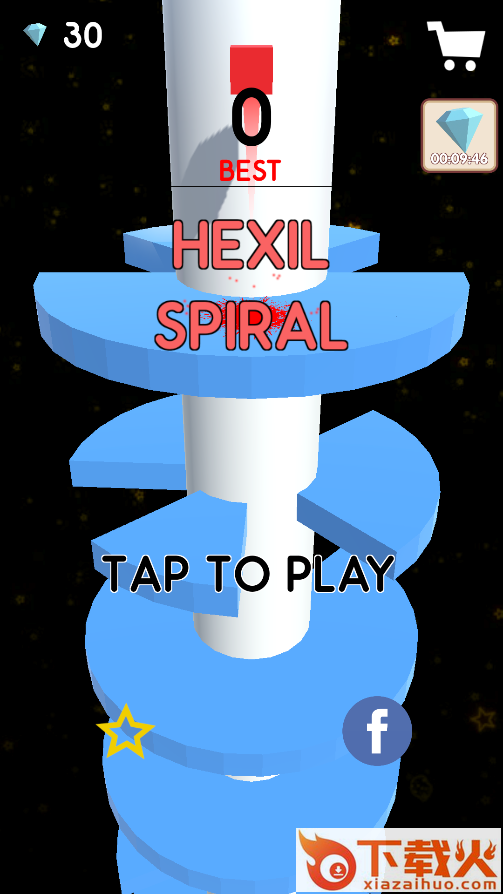 Helix Jump!(色块跳跃游戏)截图1
