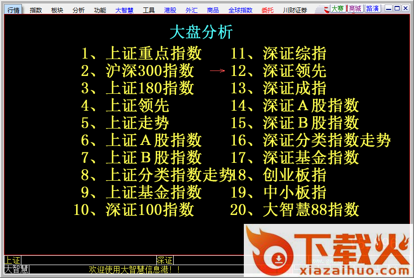川财证券大智慧专业版 v7.90 官方最新版 截图1