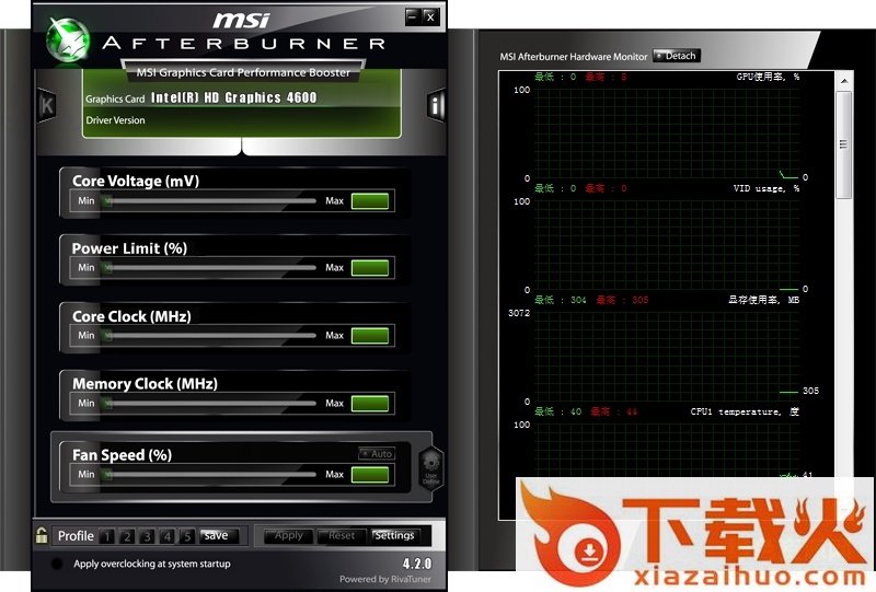 msi afterburner中文版
