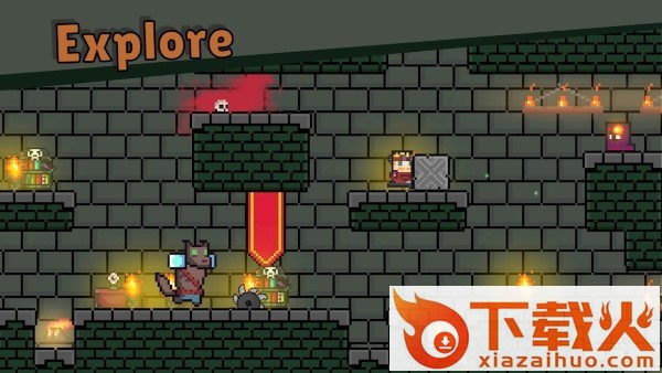 像素洞穴战斗与探索游戏(Pixel Caves)截图1