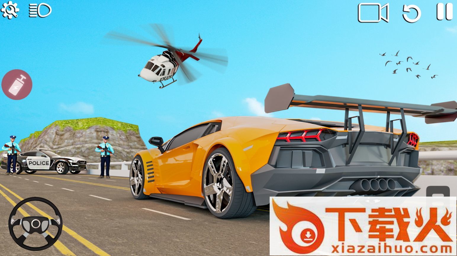 警车特技司机(Police Car Stunt Simulation 3D)截图1